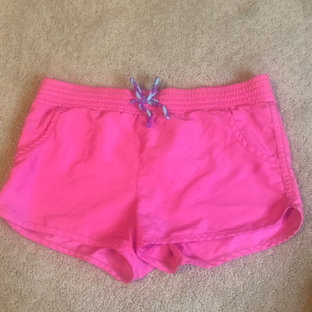 Pink swim shorts